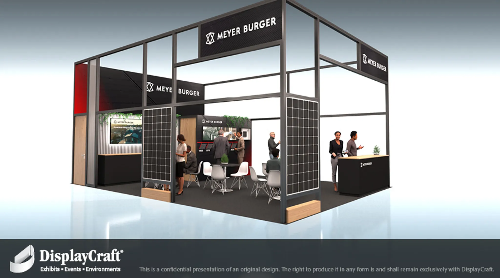 20x30 Île booth design by DisplayCraft